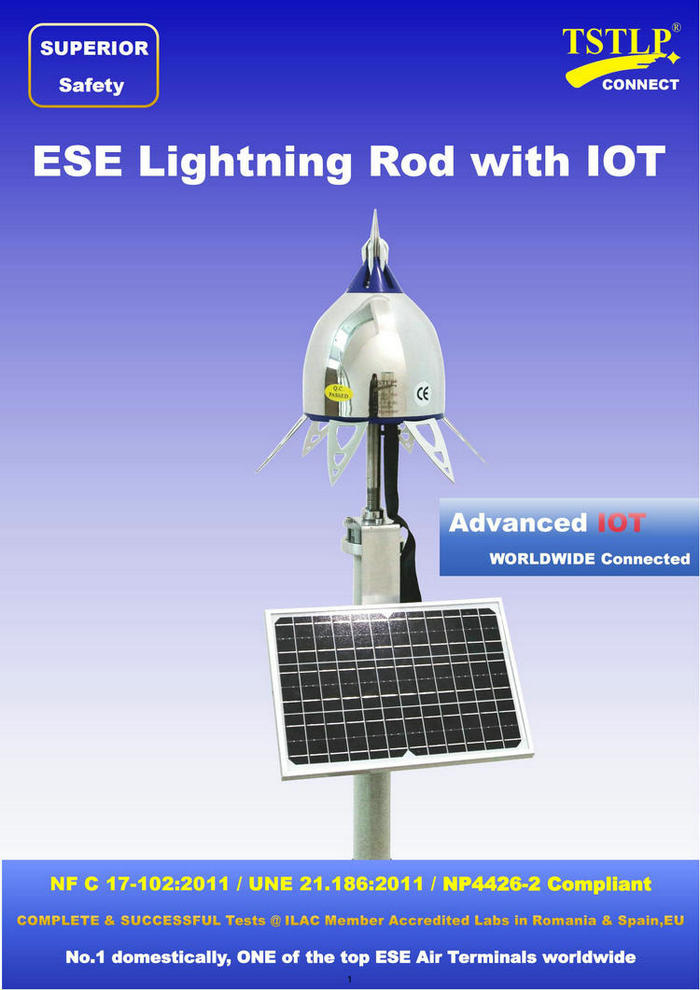 Early-Streamer-Emission---ESE-Lightning-Rod-with-IOT-Connect-Customized